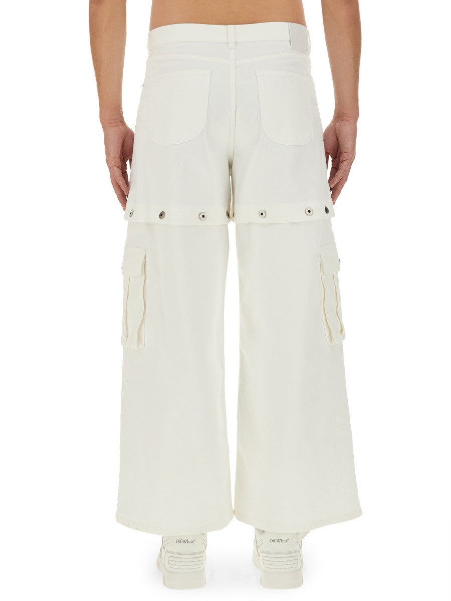 Off-white 90'S SUPER BAGGY JEANS