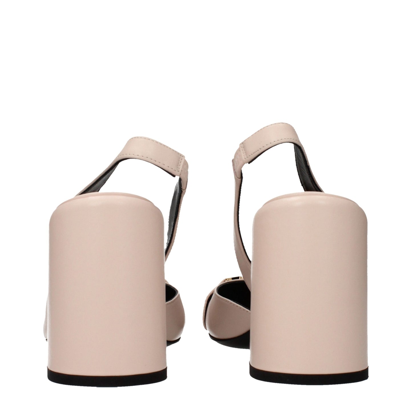 Versace Pink Leather High Heel Pumps