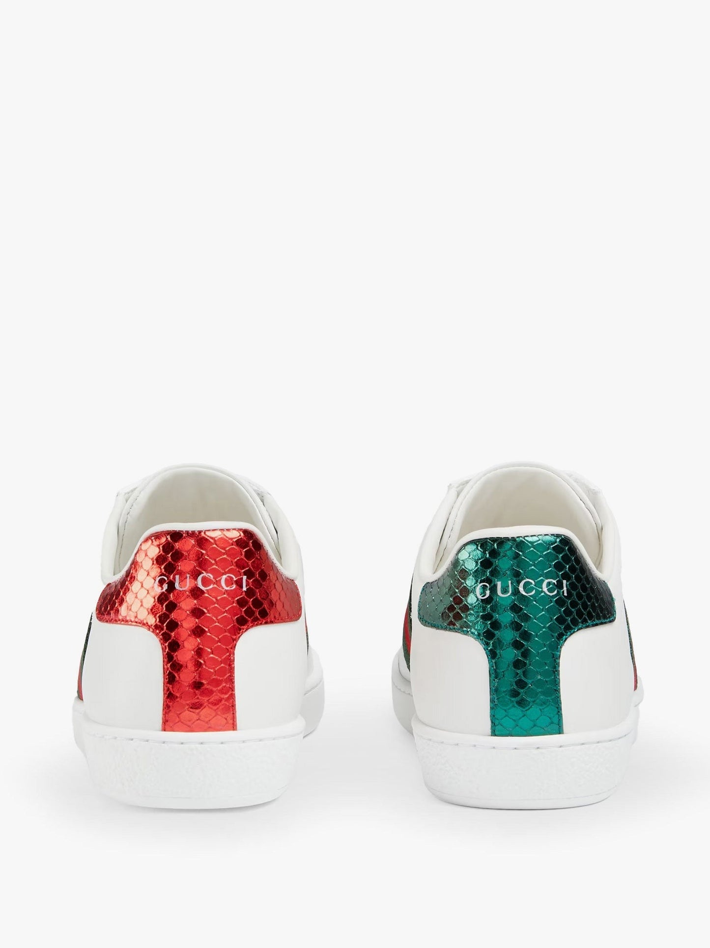 Gucci Ace low-top leather sneakers with iconic web band