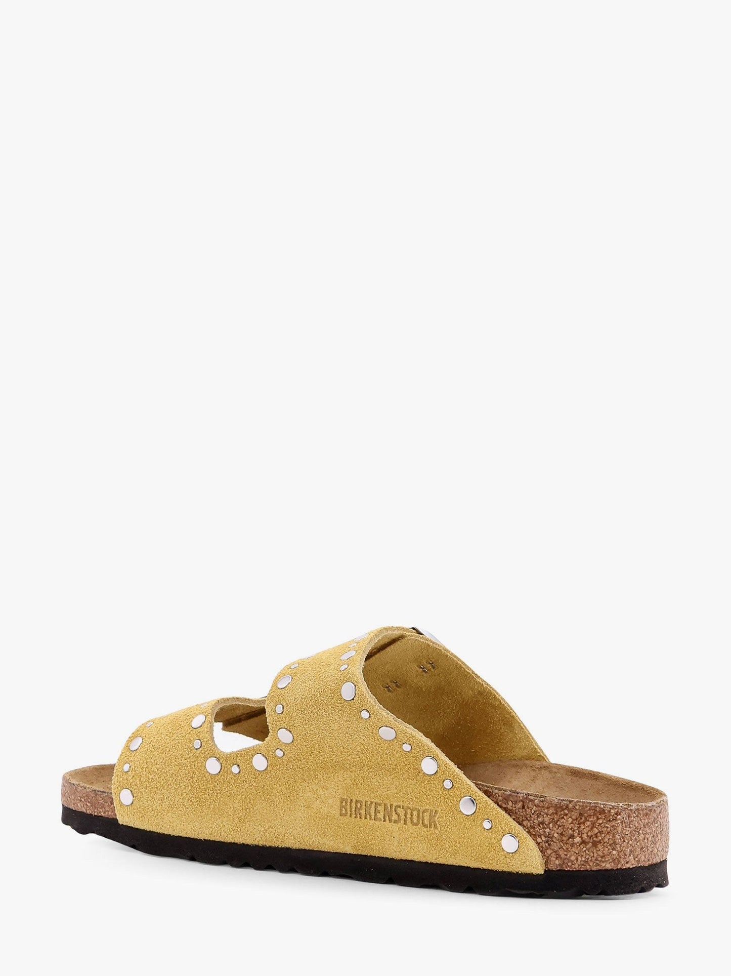 Birkenstock Arizona Rivet Border leather sandals with applied metal rivets