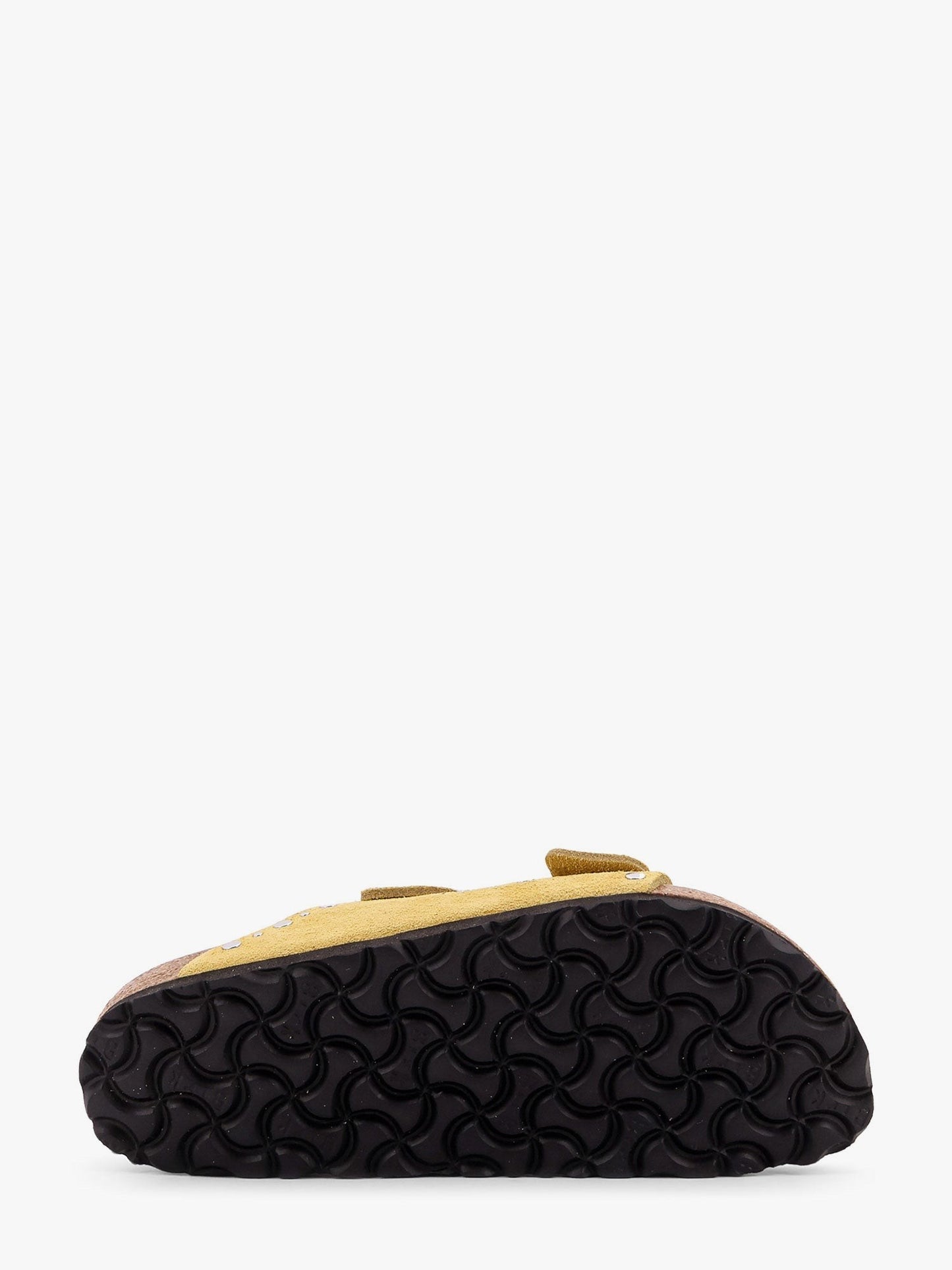 Birkenstock Arizona Rivet Border leather sandals with applied metal rivets