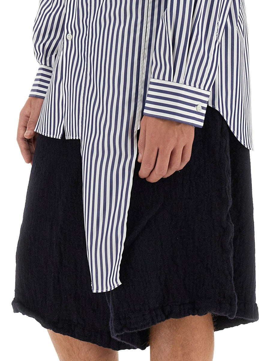 COMME DES GARCONS SHIRT ASYMMETRICAL SHIRT