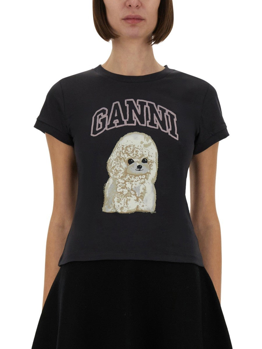GANNI BABY FIT T-SHIRT
