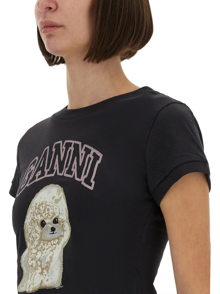 GANNI BABY FIT T-SHIRT