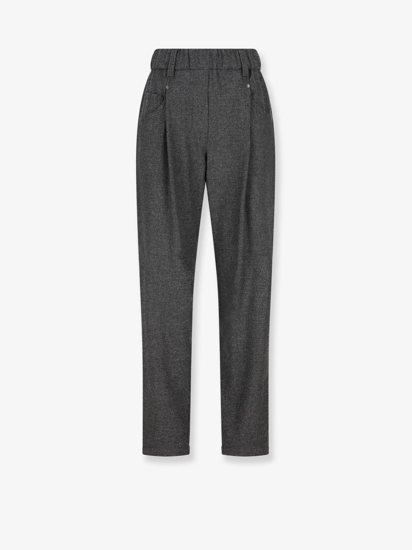 Brunello Cucinelli Baggy flannel trousers