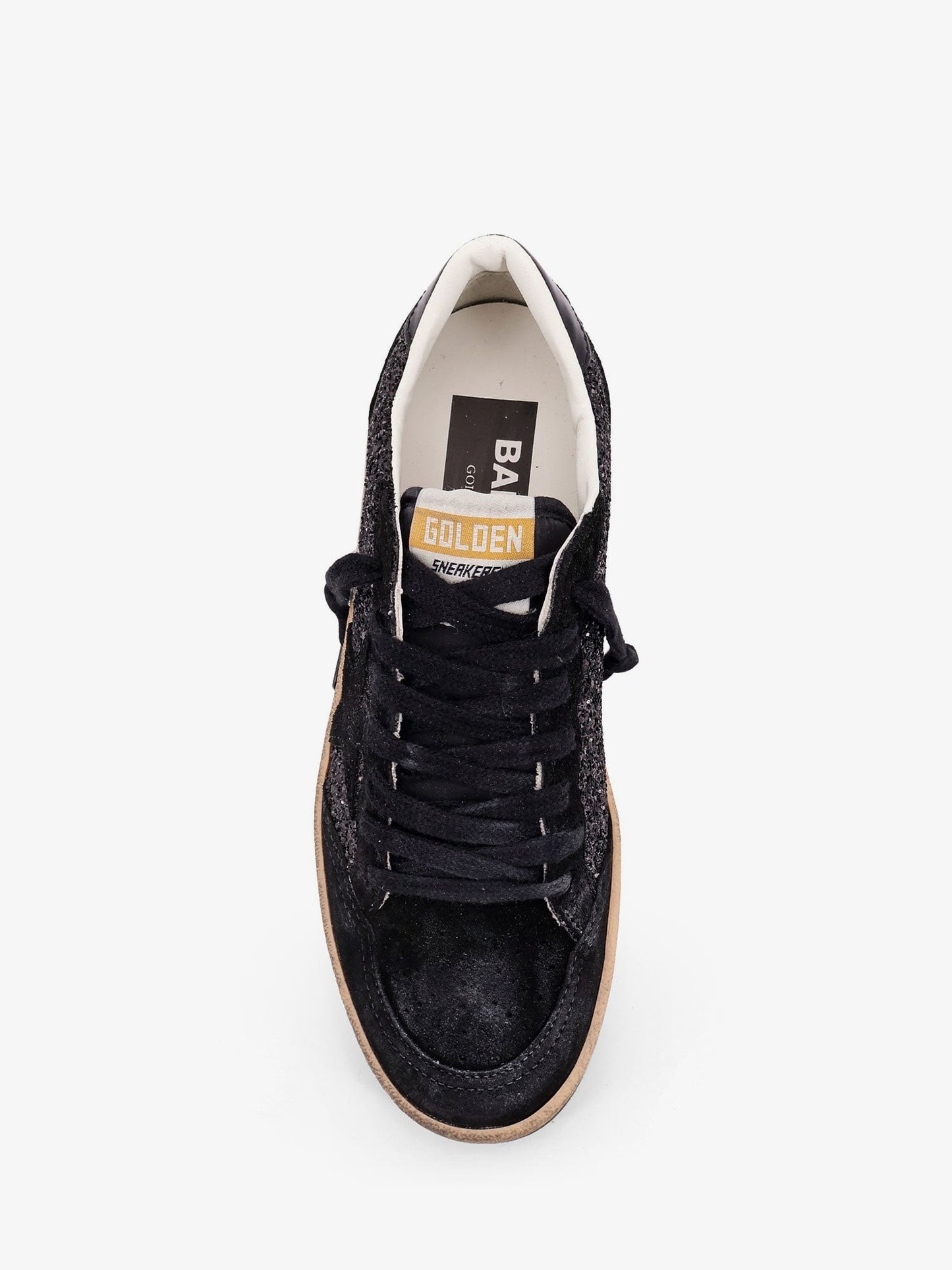 Golden Goose Deluxe Brand Ball Star low-top suede sneakers with used effect