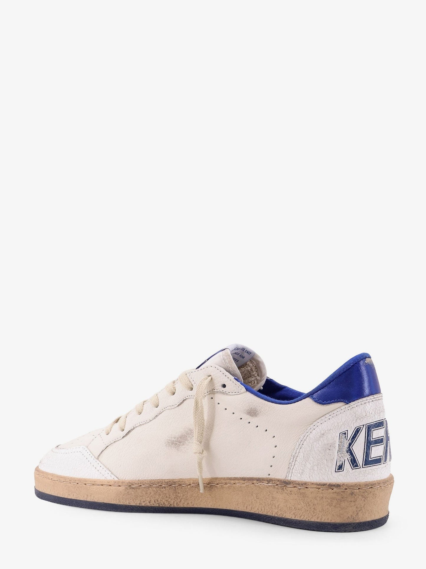 Golden Goose Deluxe Brand Ball Star low-top leather sneakers with used effect