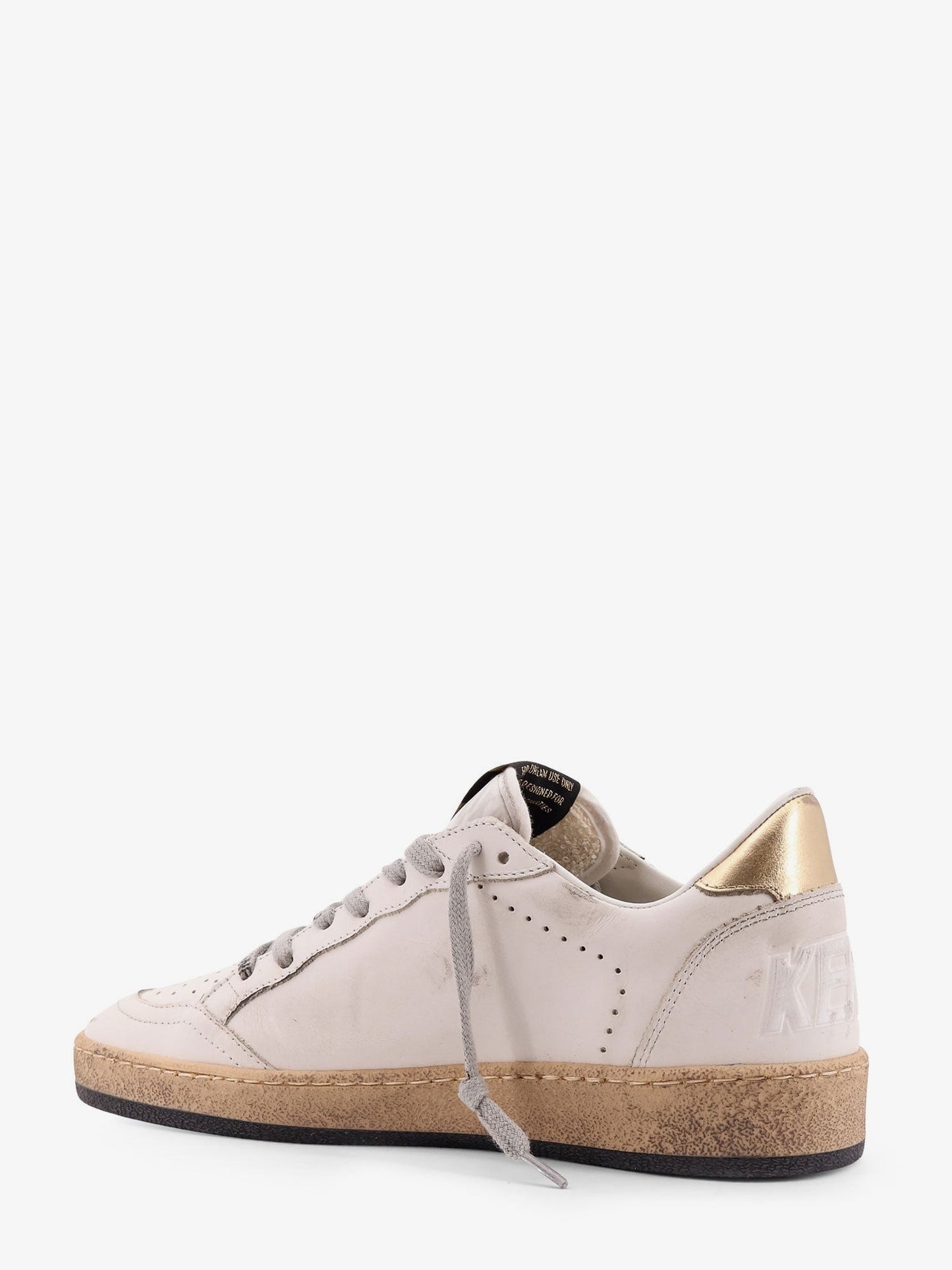 Golden Goose Deluxe Brand Ball Star low-top suede sneakers with used effect