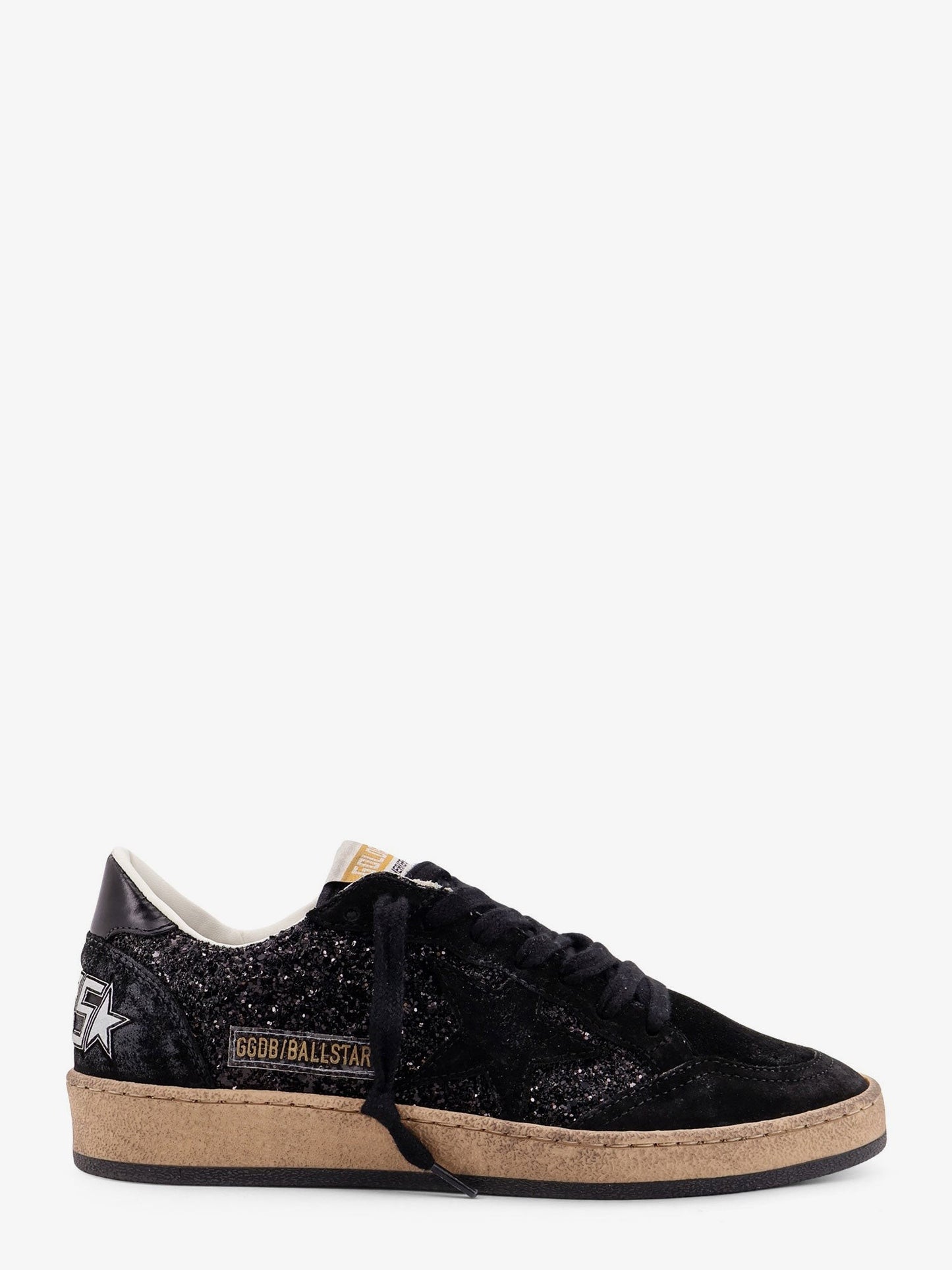 Golden Goose Deluxe Brand Ball Star low-top suede sneakers with used effect