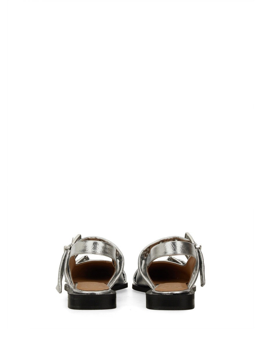 GANNI BALLERINA WITH BUCKLE