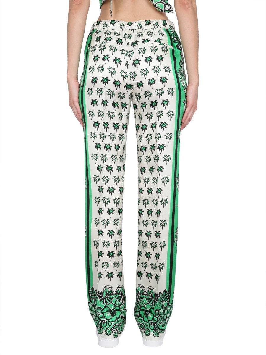 RED VALENTINO BANDANDA PRINT PANTS