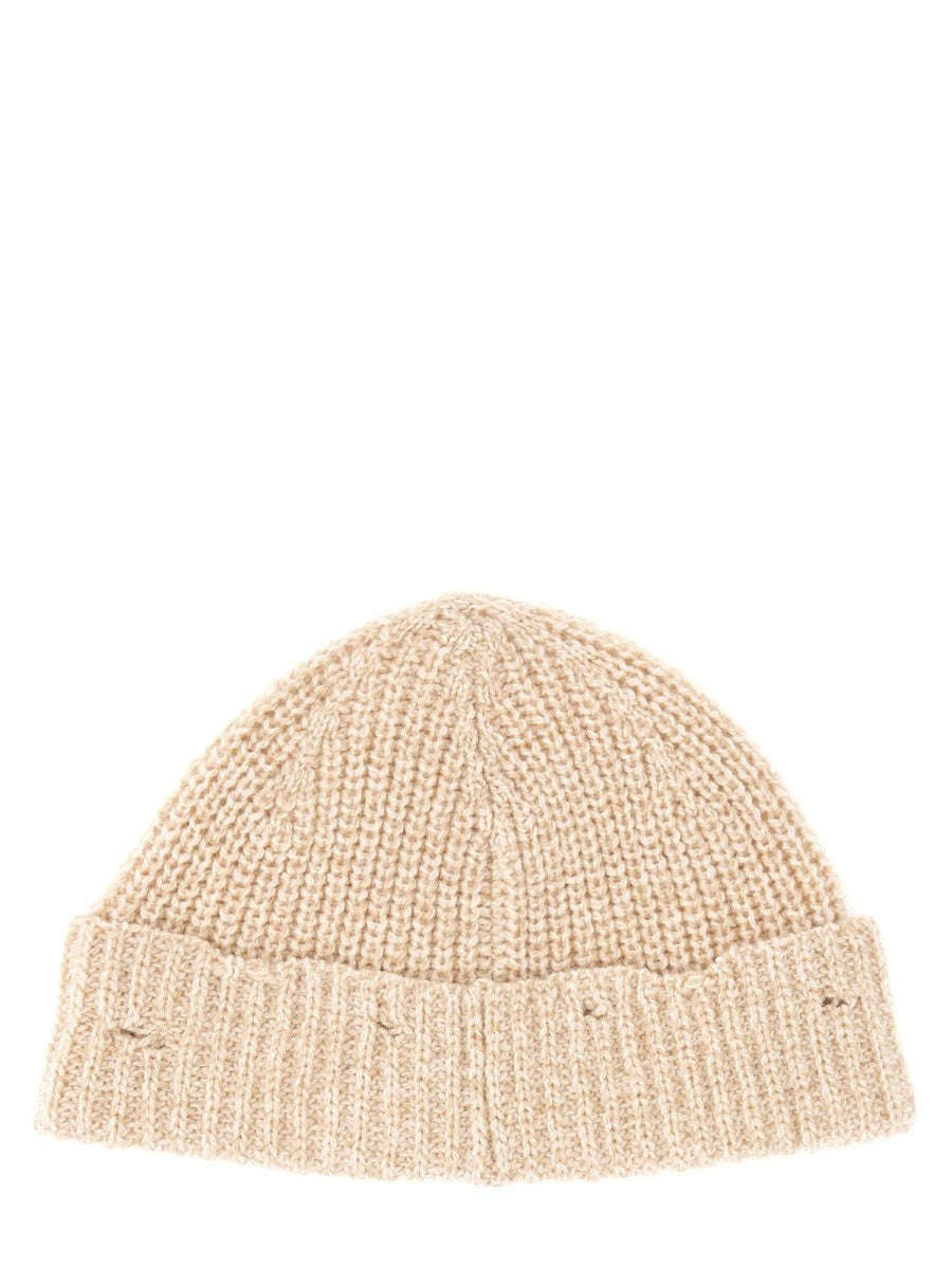 Marni BEANIE HAT WITH "MARNI MENDING" EMBROIDERY