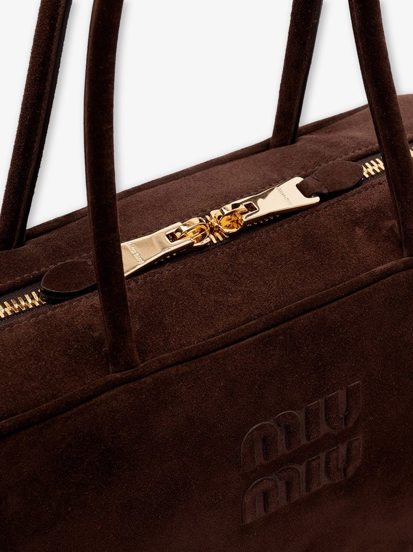 Miu Miu Beau suede handbag