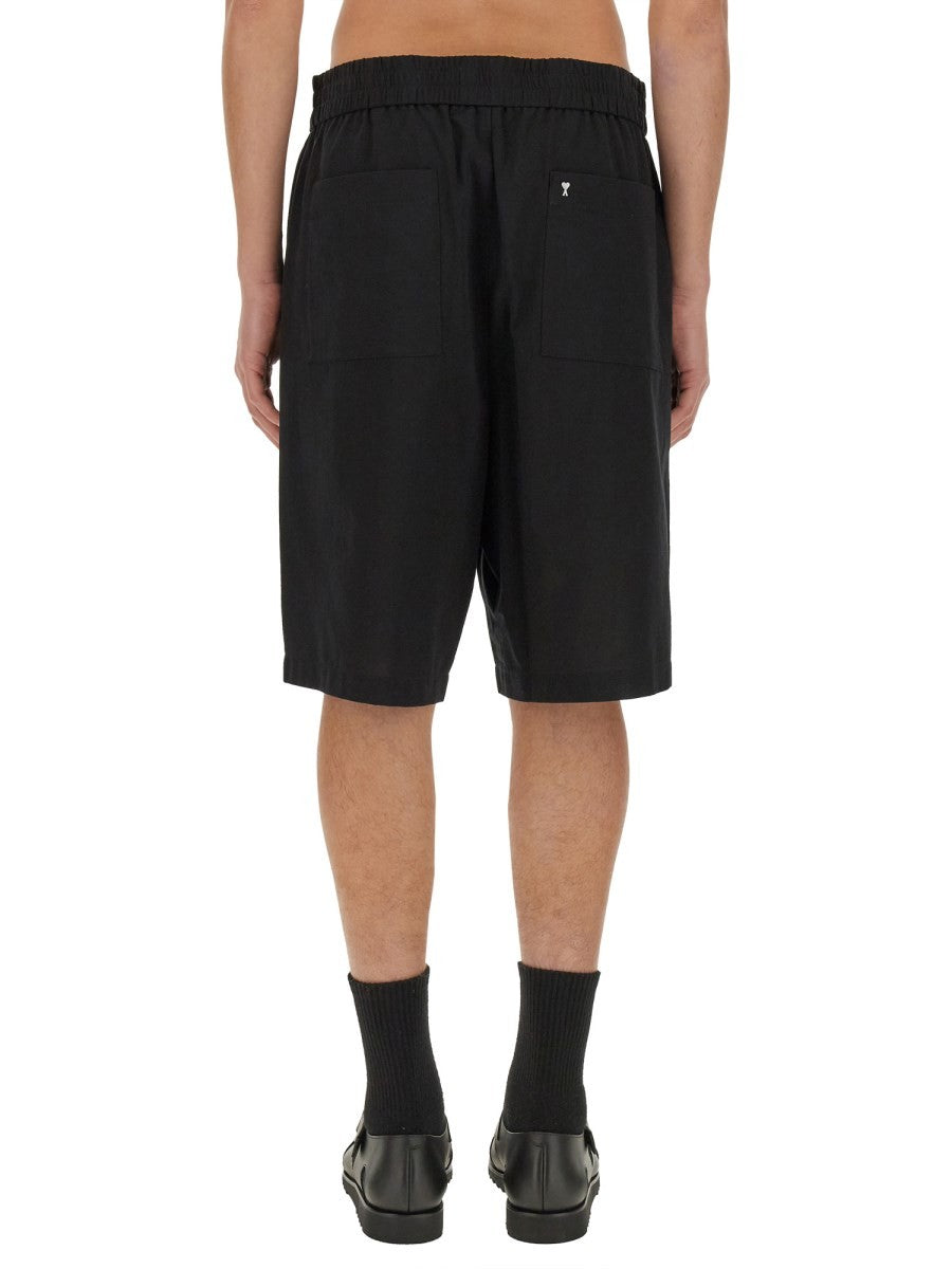 AMI PARIS BERMUDA WITH ELASTIC