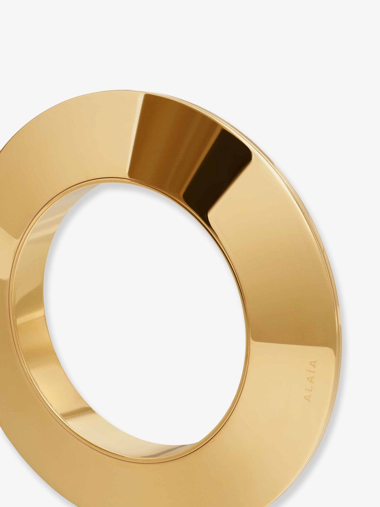 ALAIA Blade Bangle M bracelet with Logo detail