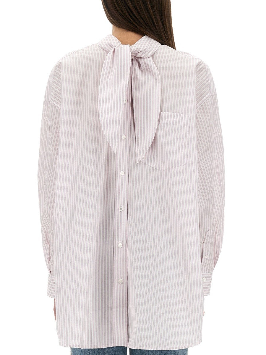 Victoria Beckham BLOUSE WITH KNOTTED COLLAR