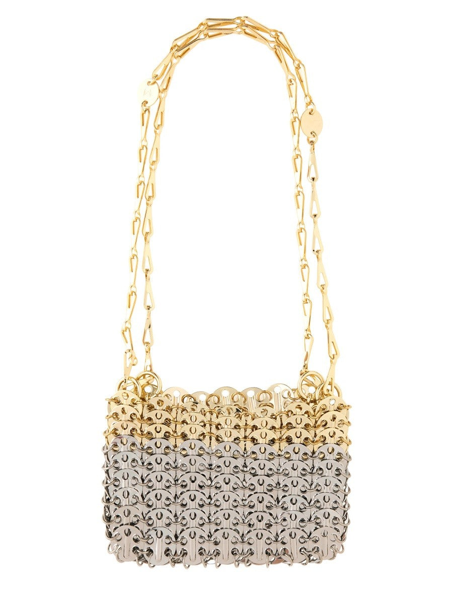 RABANNE BAG "1969" NANO SKYLINE