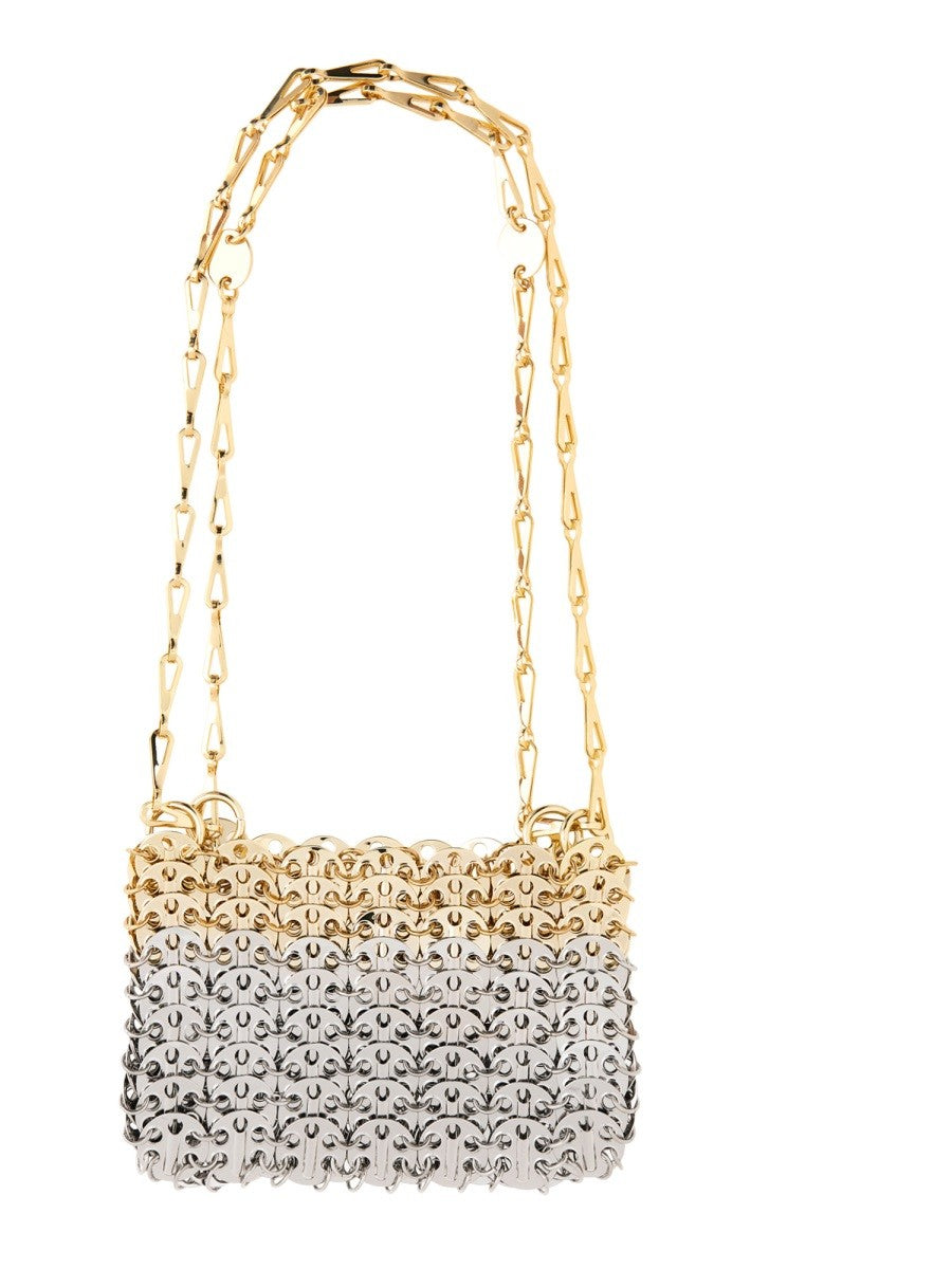 RABANNE BAG "1969" NANO SKYLINE