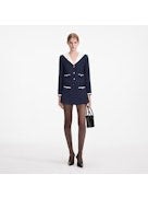 SELF PORTRAIT Bouclé miniskirt with shorts