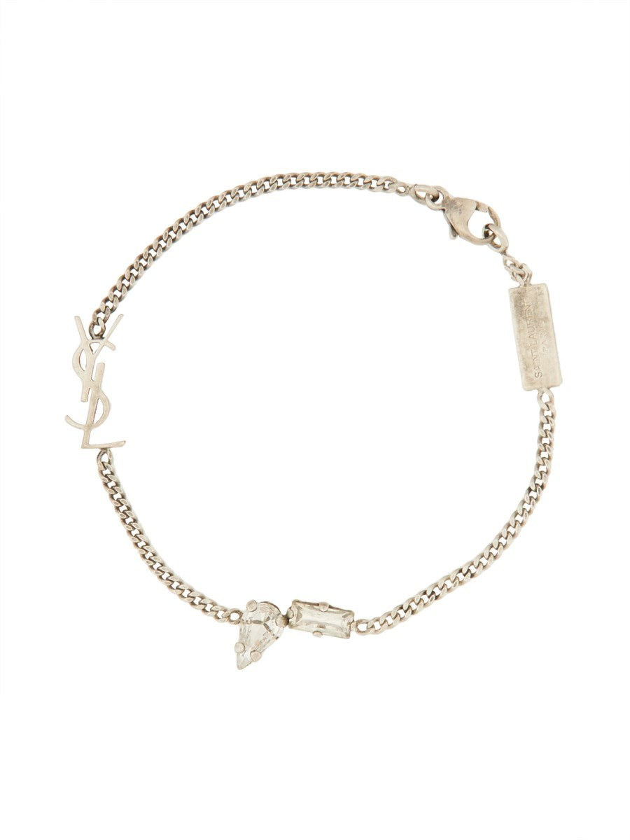 Saint Laurent BRACCIALE CON CHARM "CASSANDRE"