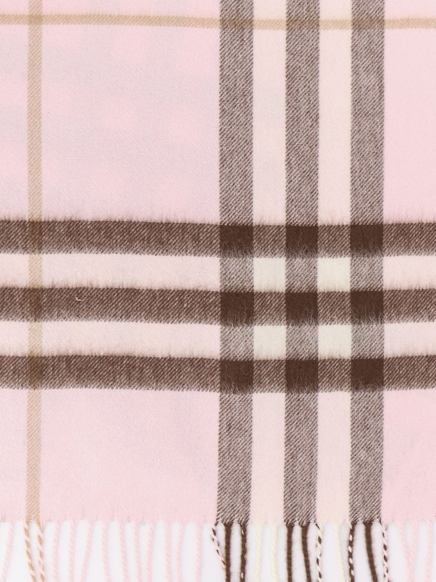 Burberry Burberry Check cashmere scarf