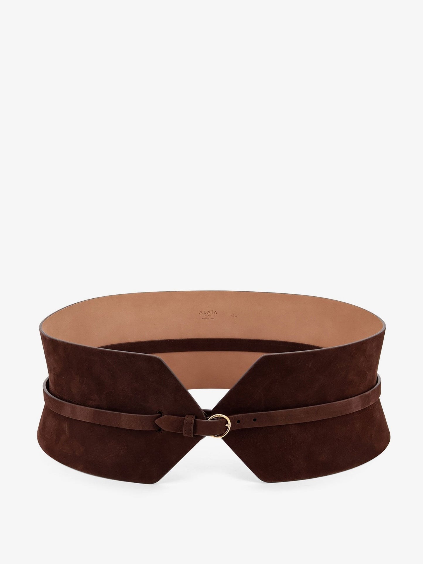 ALAIA Bustier suede belt