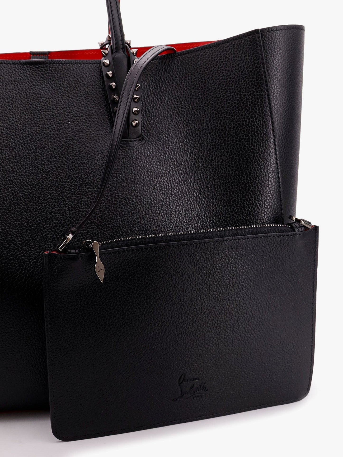 CHRISTIAN LOUBOUTIN Cabata leather shoulder bag with studs