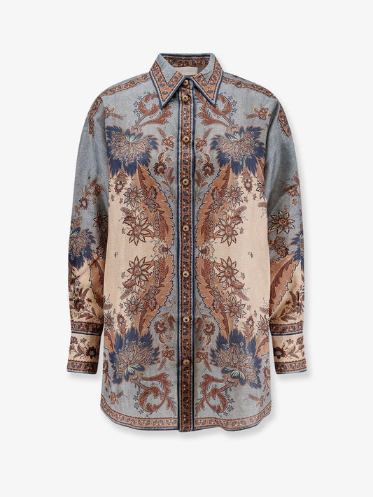 ZIMMERMANN Camicia in seta Ascension Manstyle