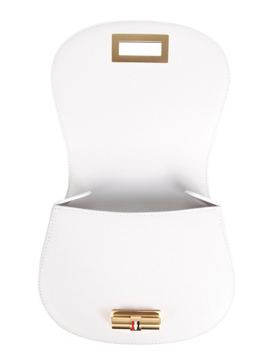 THOM BROWNE CANVAS SADDLE SHOULDER BAG