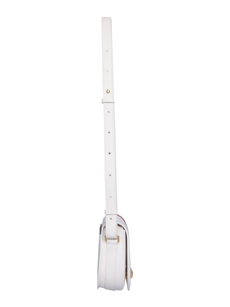 THOM BROWNE CANVAS SADDLE SHOULDER BAG