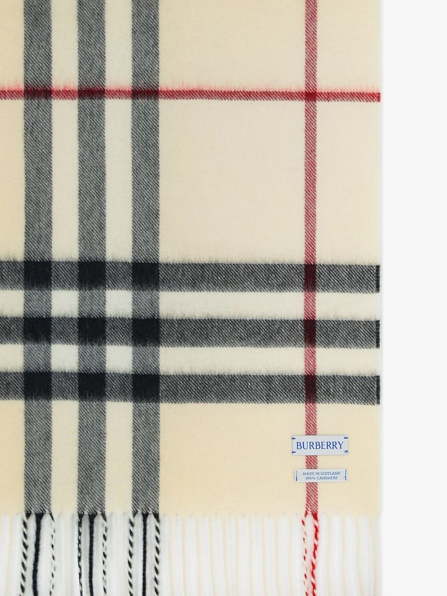 Burberry Cashmere scarf with Giant Check motif