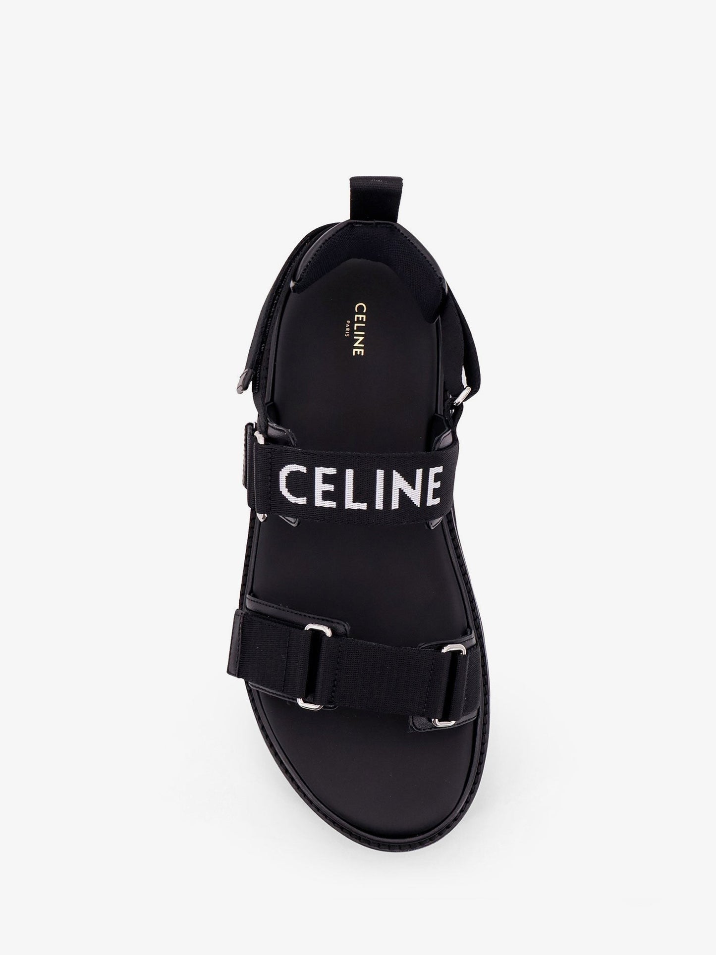 Celine Celine jacquard canvas sandals