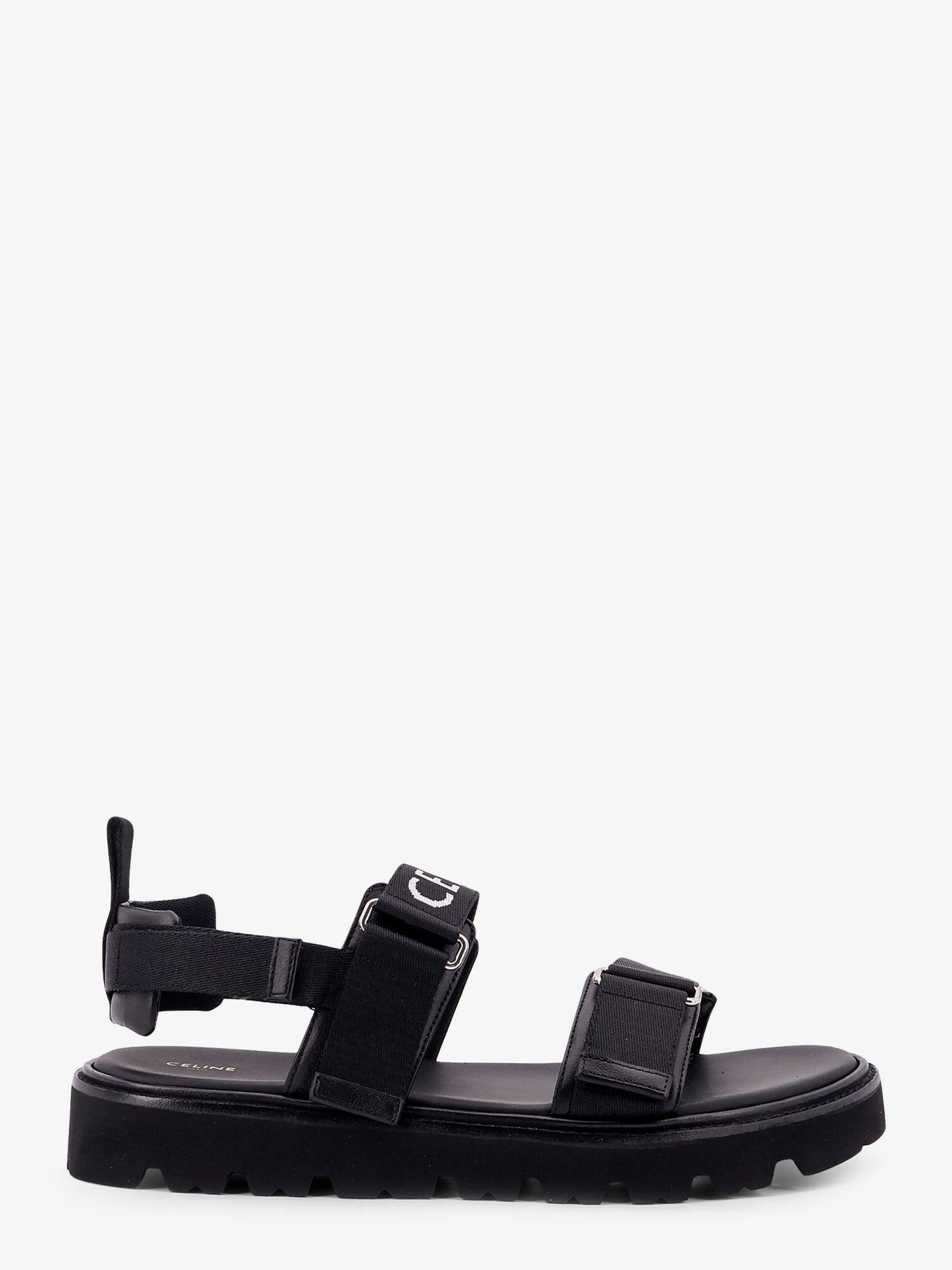 Celine Celine jacquard canvas sandals