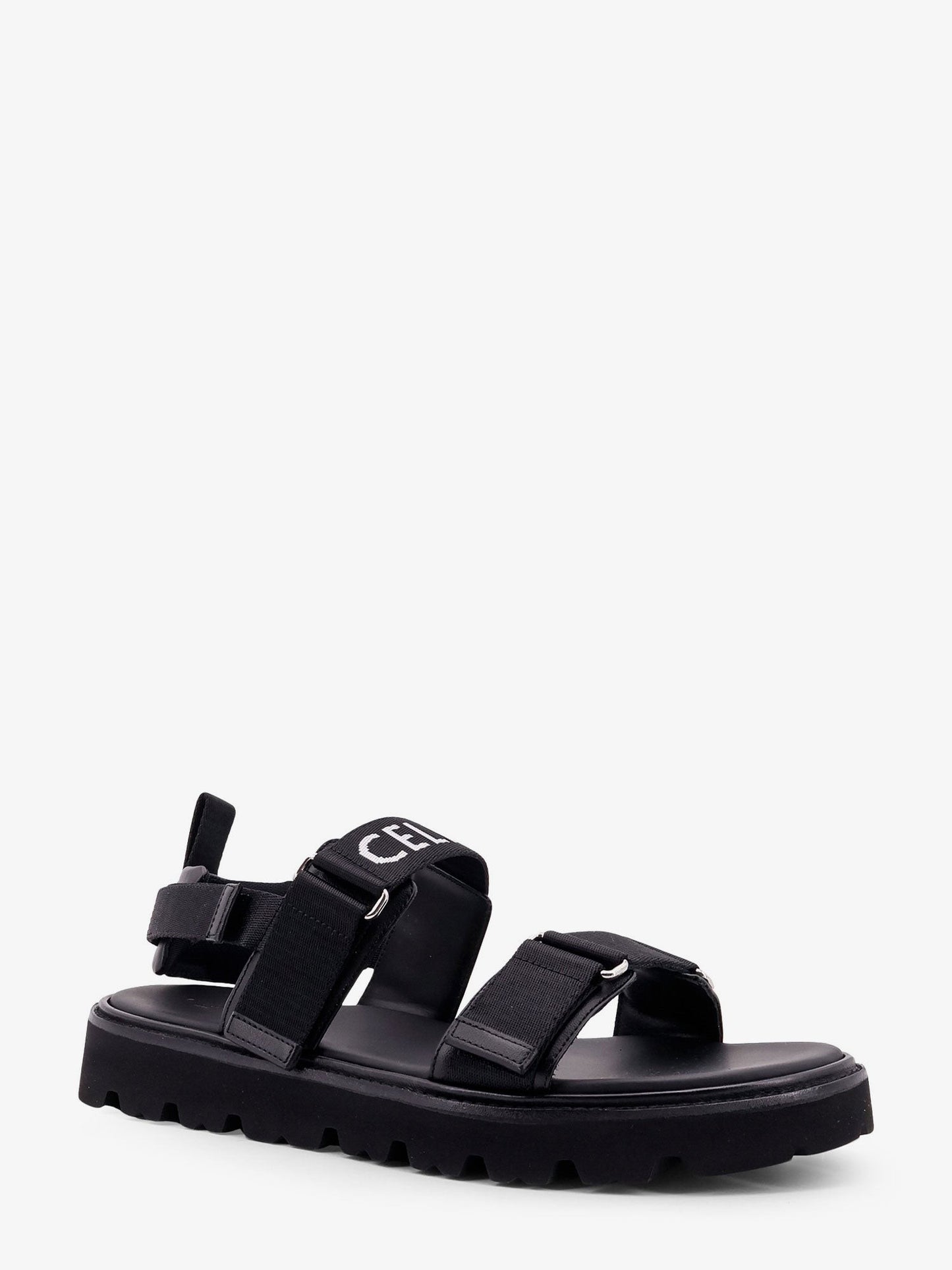 Celine Celine jacquard canvas sandals