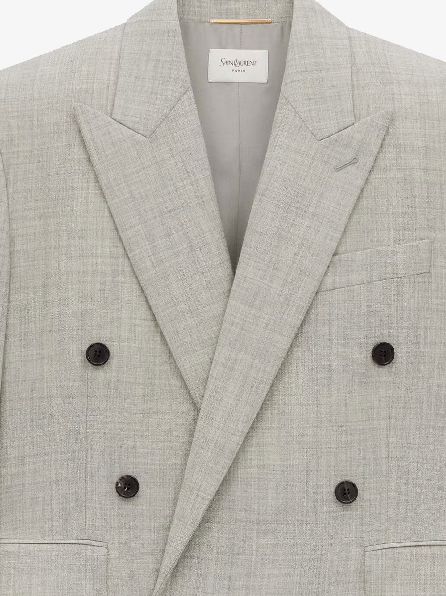 Saint Laurent Certified wool double-breasted blazer