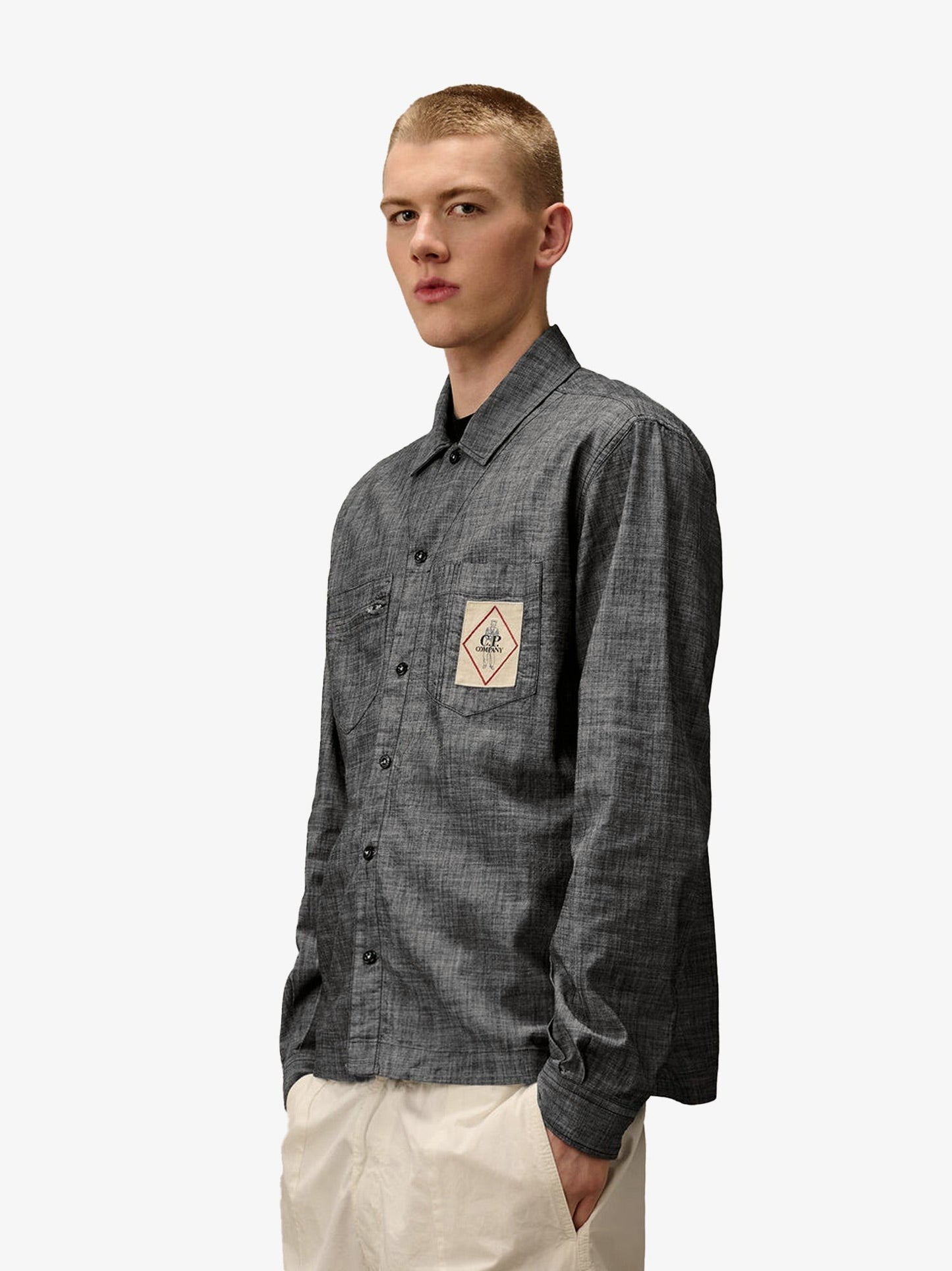 C.P.COMPANY Chambray cotton shirt