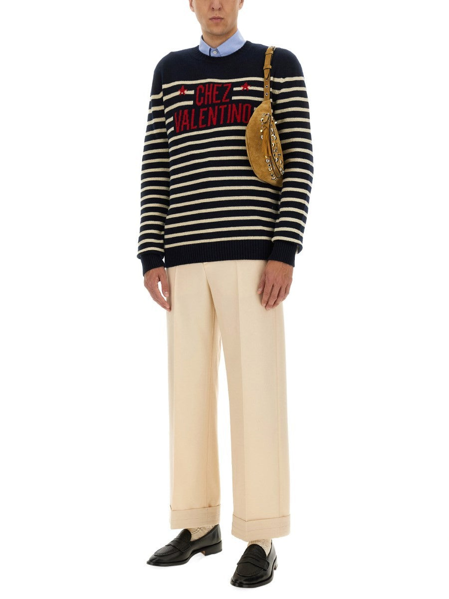 Valentino "CHEZ VALENTINE" WOOL SWEATER