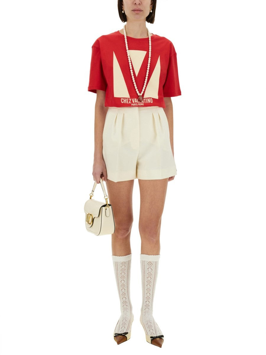 Valentino "CHEZ VALENTINO" PRINT T-SHIRT