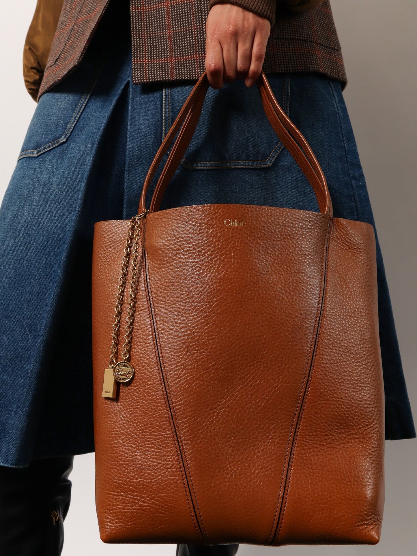 CHLOE' Chloé Spin leather shoulder bag