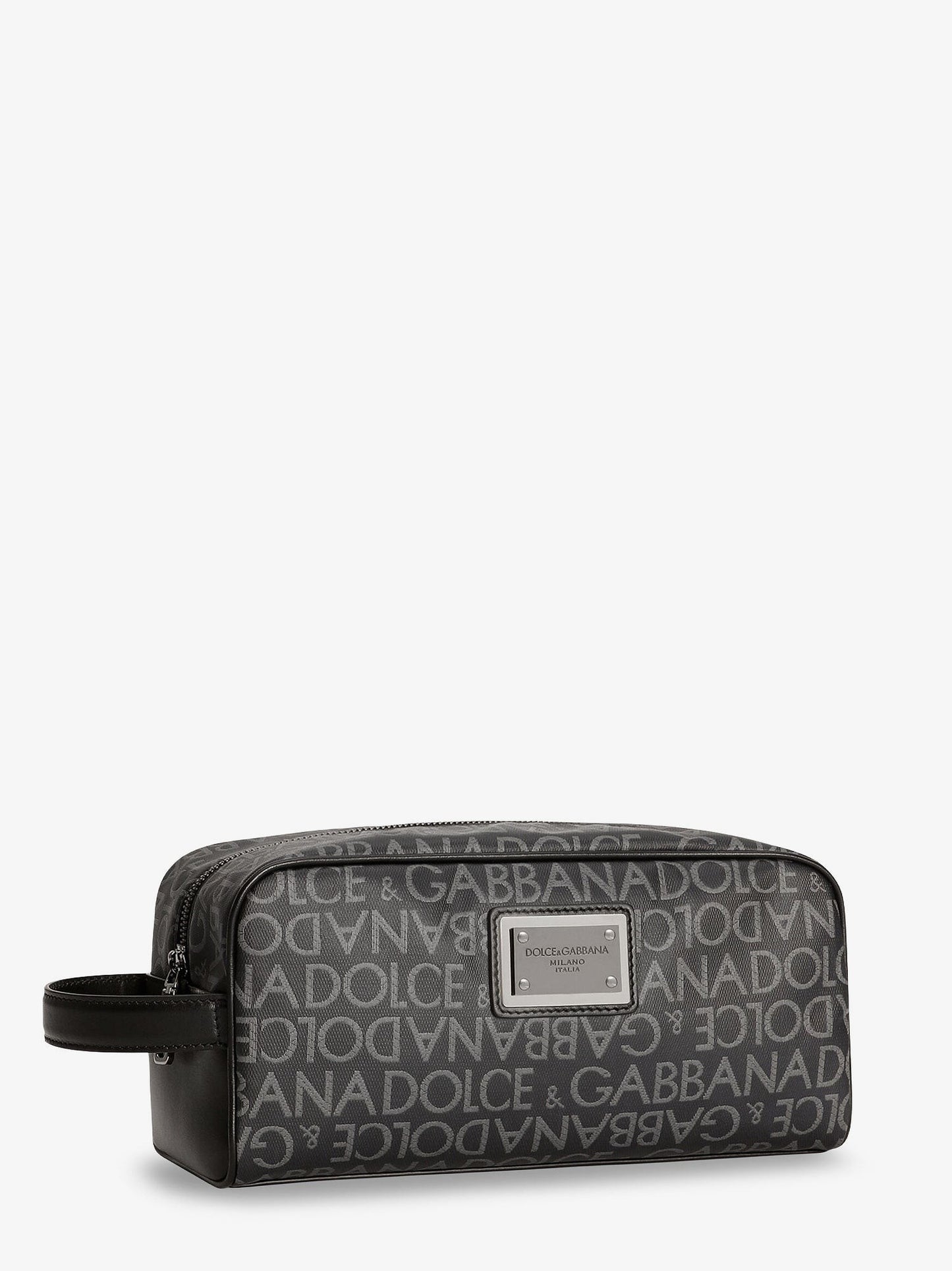 Dolce & Gabbana Coated canvas necessaire with all-over logo