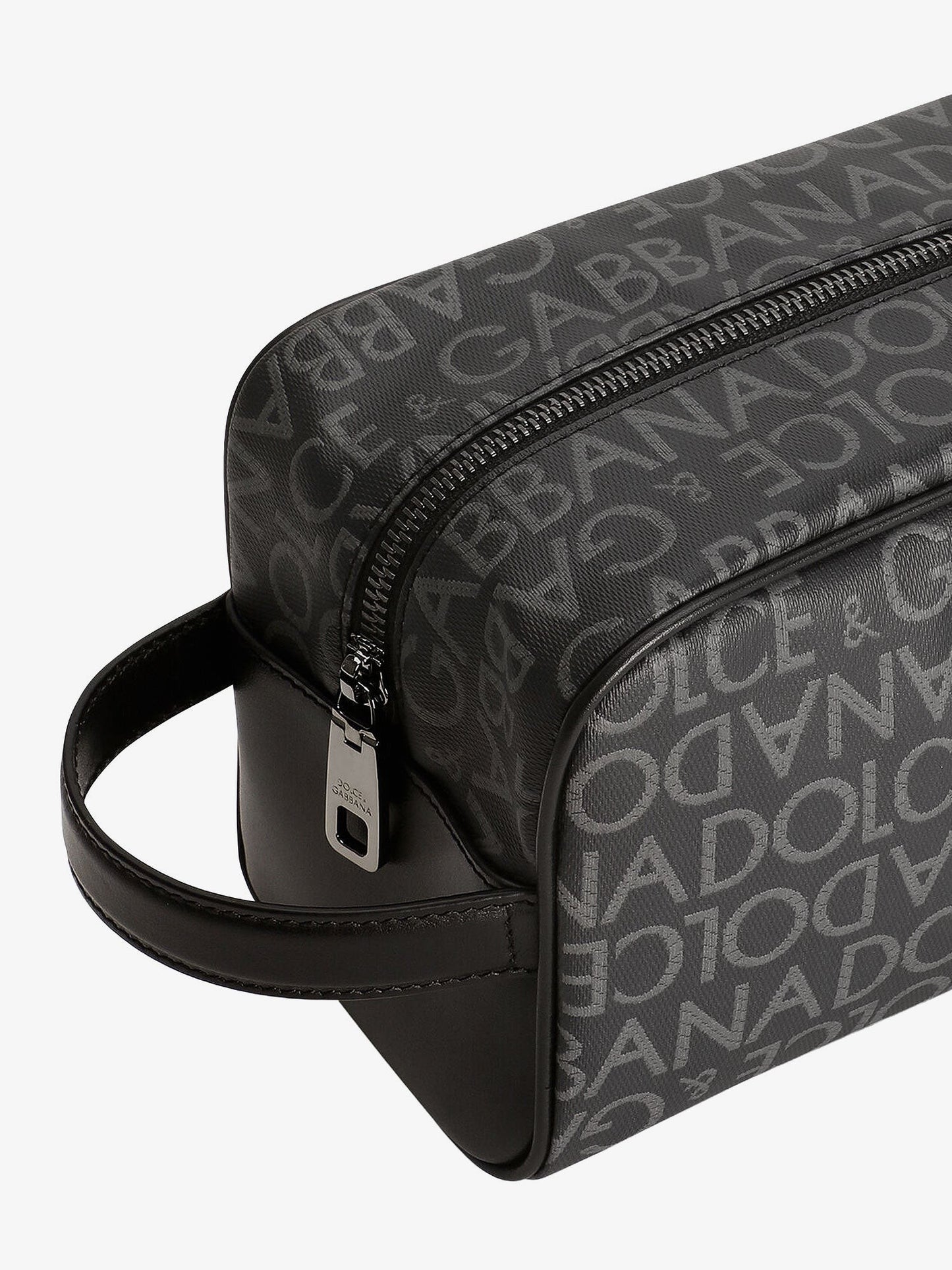 Dolce & Gabbana Coated canvas necessaire with all-over logo