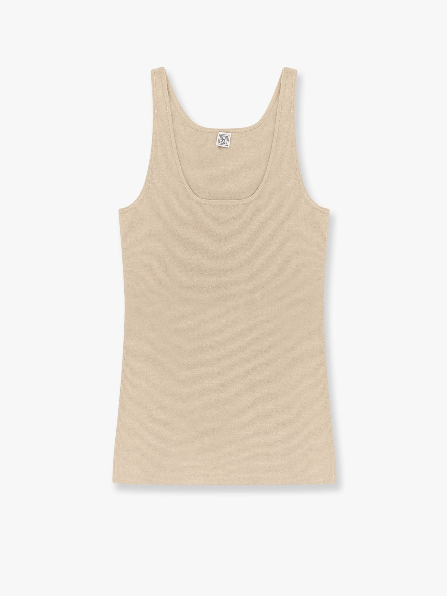 TOTEME Compact knit tank bã¬viscose blend top