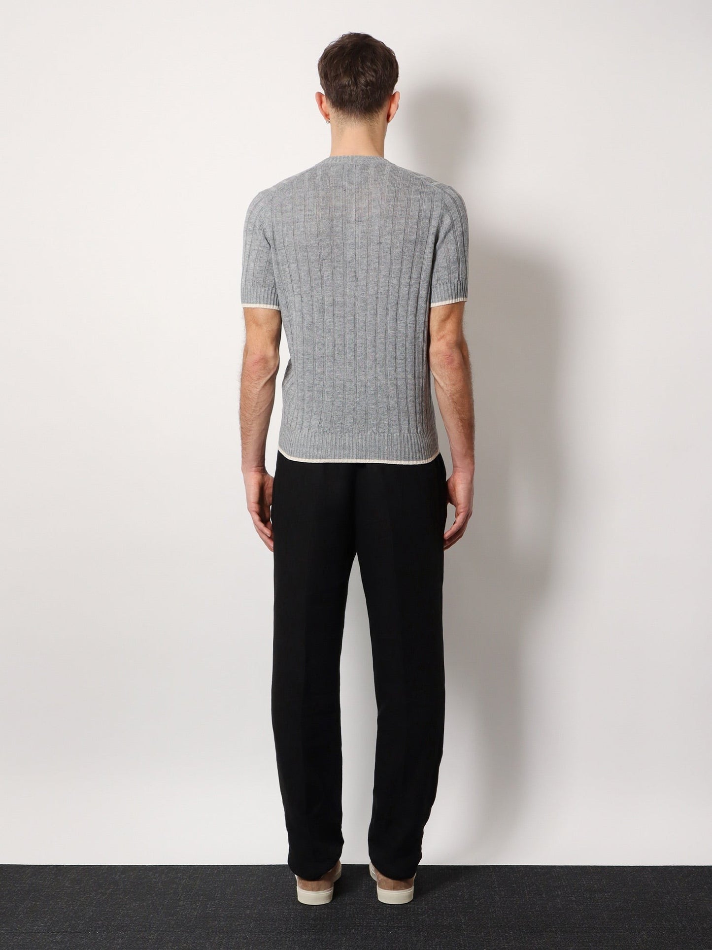 Brunello Cucinelli Cotton and linen ribbed sweater
