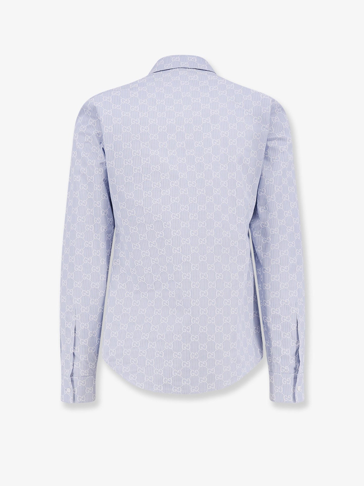 Gucci Cotton and silk shirt with all-over GG logo