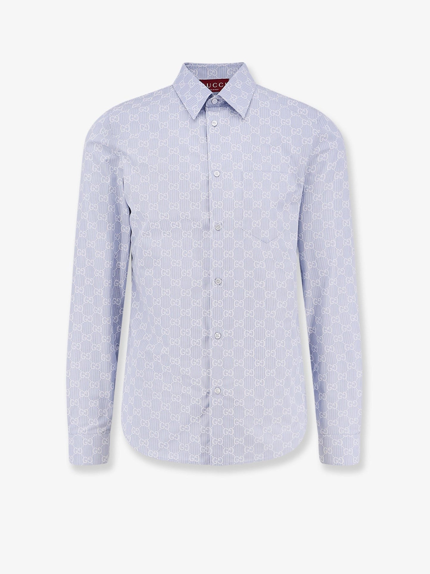 Gucci Cotton and silk shirt with all-over GG logo