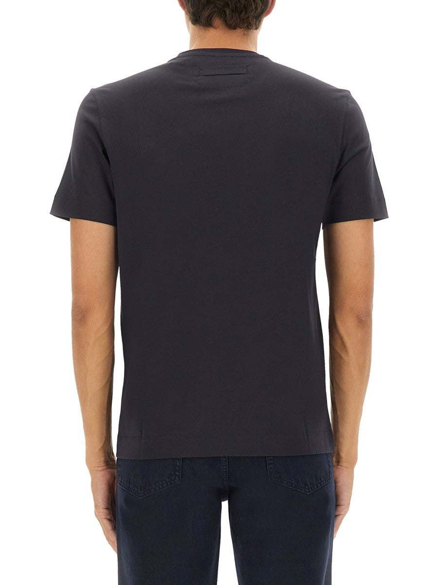 Zegna COTTON BLEND POLO SHIRT