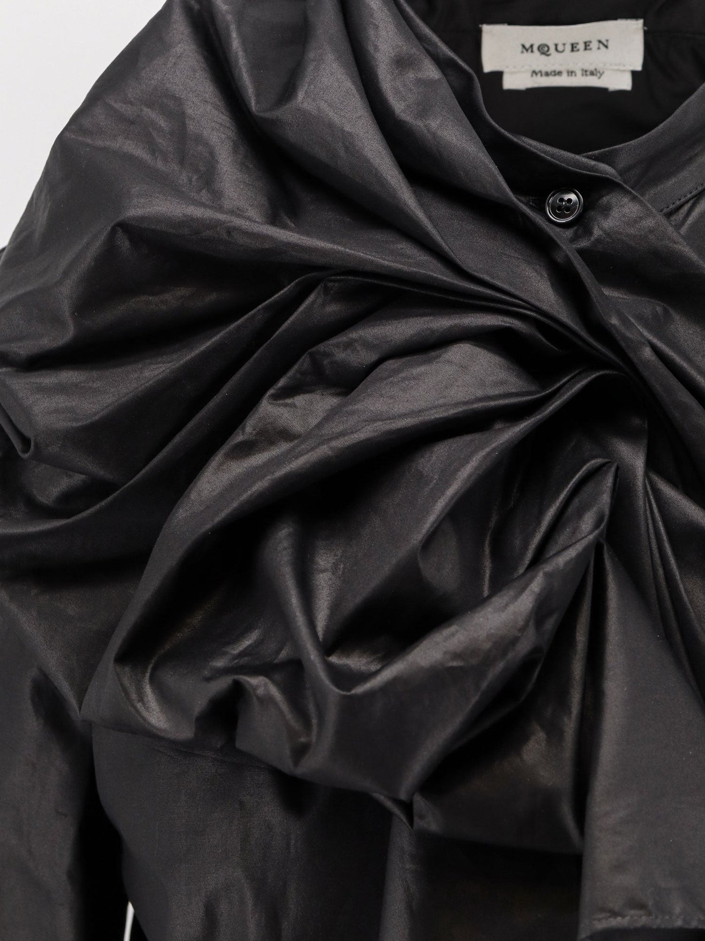 Alexander Mcqueen Cotton bow shirt