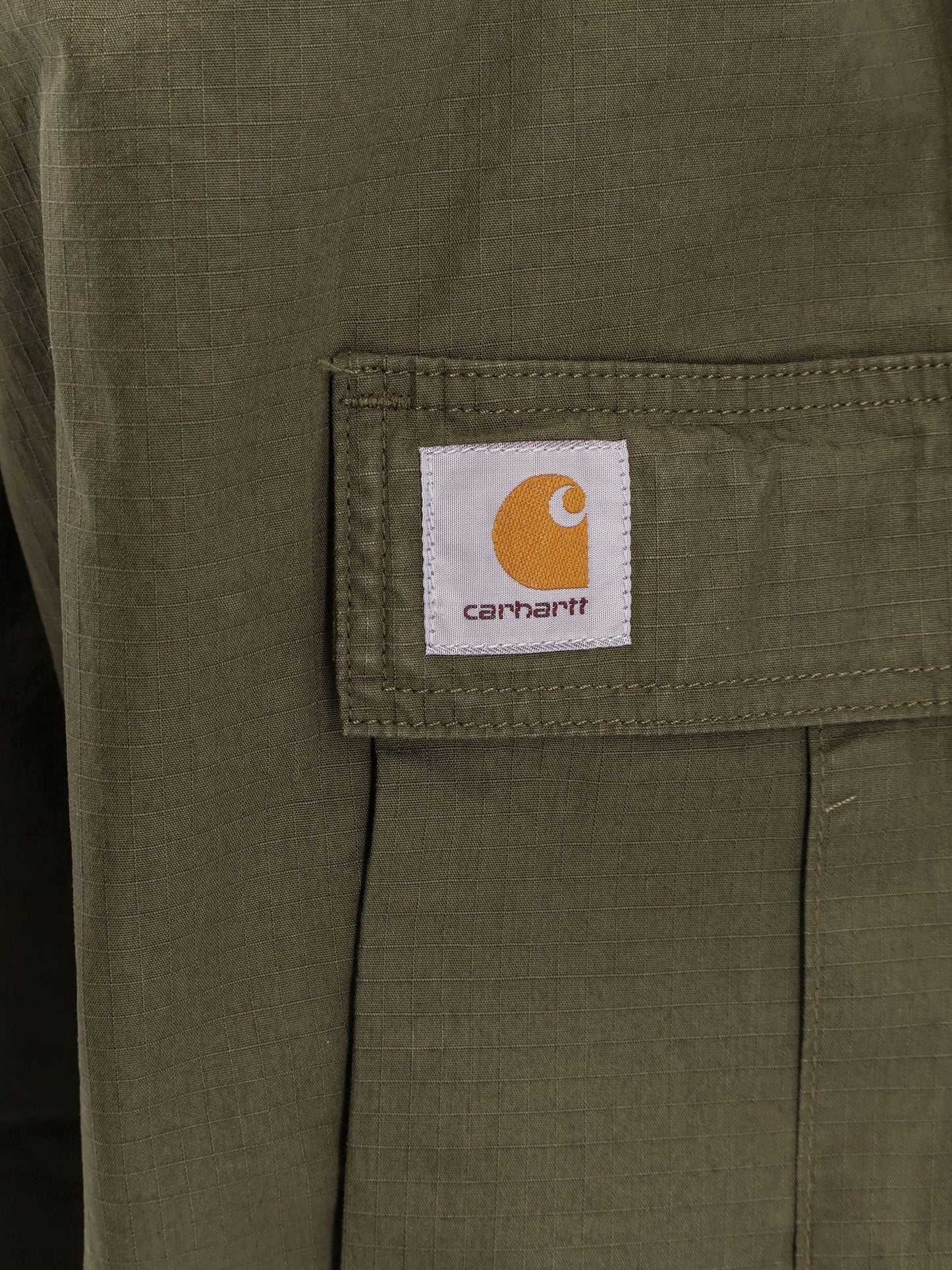 Carhartt Wip Cotton cargo trouser with back logo patch