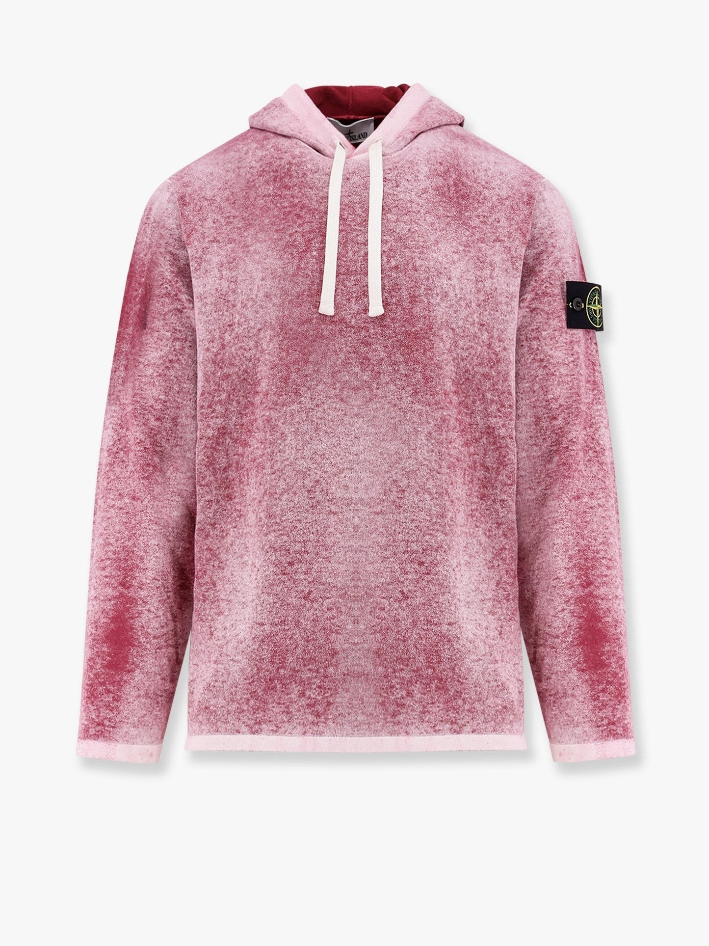 Stone Island Cotton reversible sweater with iconic logo patch