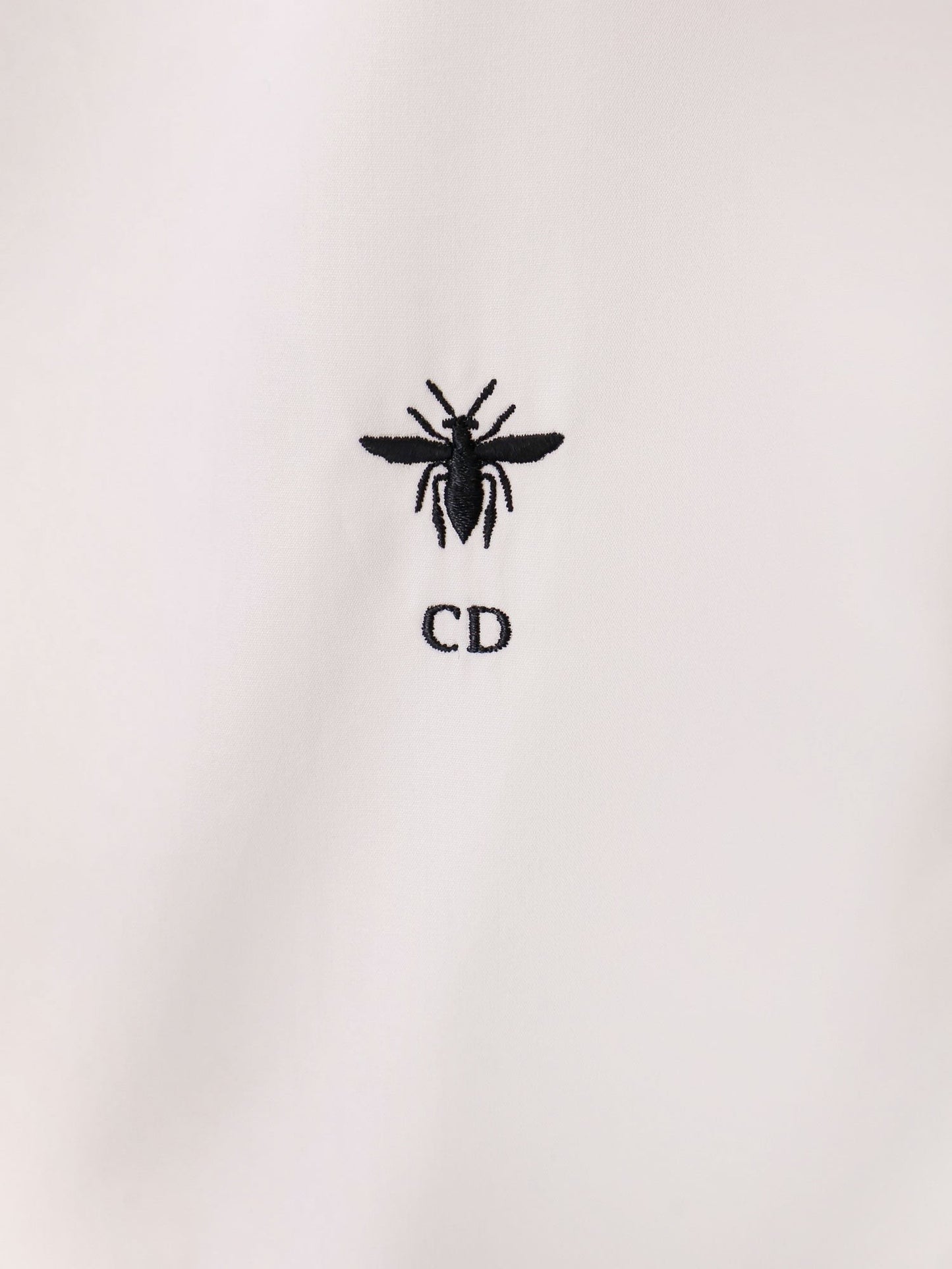 Dior Cotton shirt with Bee and Monogram embroidery